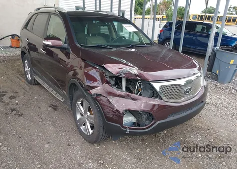 2013 Kia Sorento Ex V6 из США, поврежденный, VIN 5XYKUDA21DG346949